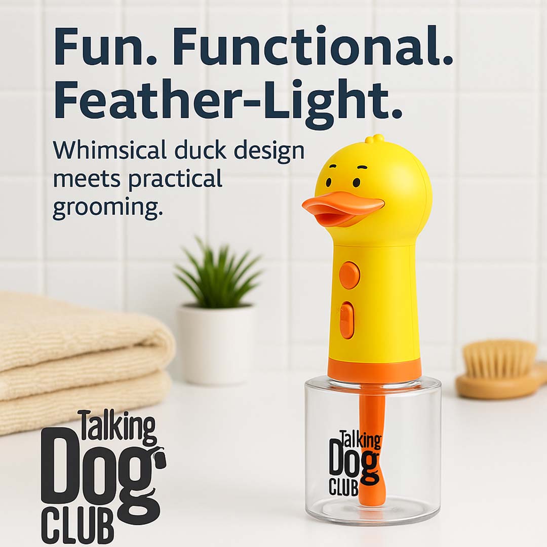 Talking Dog Club  Oh Duck Shampoo Dispenser Spray + Free Bath brush