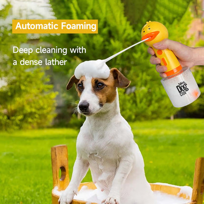 Talking Dog Club  Oh Duck Shampoo Dispenser Spray + Free Bath brush
