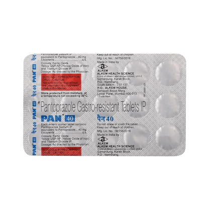 PAN 40MG TABLET - Animeal