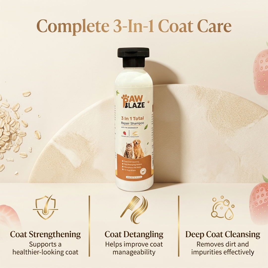 PawBlaze 3In1 Total Repair Shampoo(200Ml)