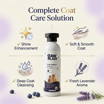 PawBlaze Coat Shine+ Shampoo(200Ml)