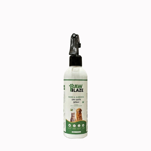 PawBlaze Neem & Aloevera Dry Bath(250Ml)