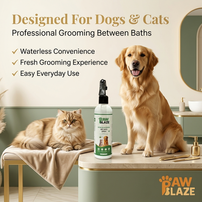 PawBlaze Neem & Aloevera Dry Bath(250Ml)