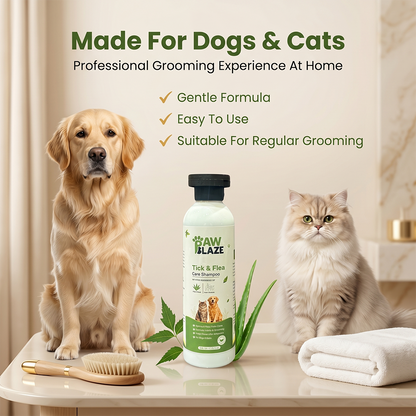 PawBlaze Tick & Flea Care Shampoo(200Ml)
