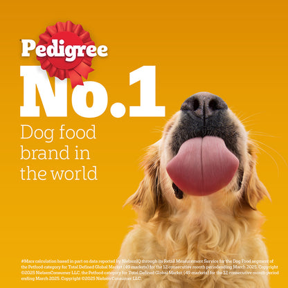 Pedigree Adult Dry Dog Food, Chicken & Vegetables, 1 kg, Contains 37 Essential Nutrients, 100% Complete & Balanced Food for Adult Dogs