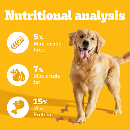Pedigree Biscrok Biscuits Dog Treat (Above 4 Months), Milk and Chicken Flavor, 500g Pack