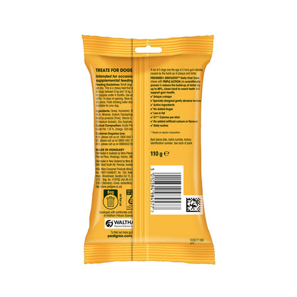 Pedigree Dentastix Dog Treat Oral Care for Adult Small Breed (5-10 kg), (7 Sticks) 110g Weekly Pack