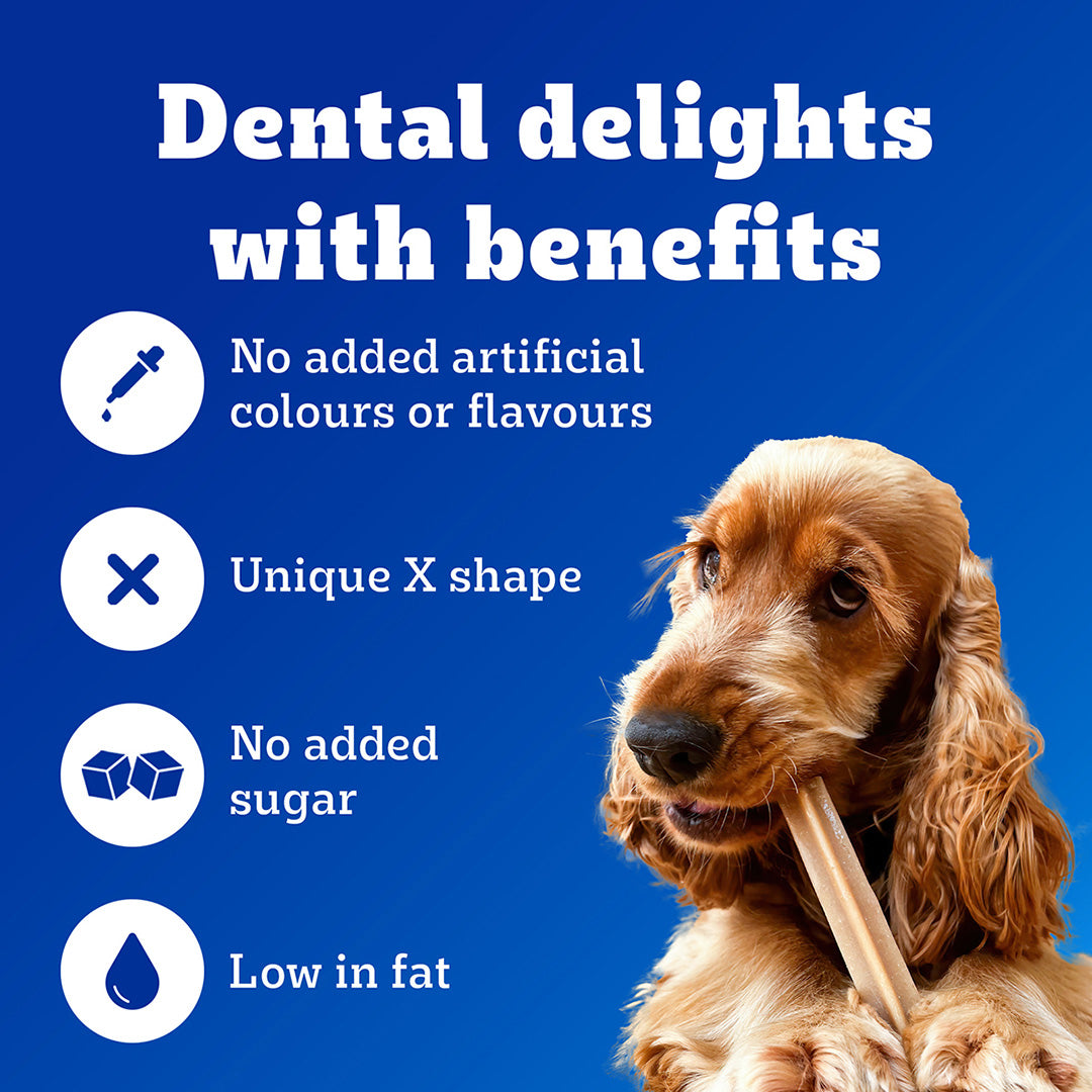 Pedigree Dentastix Dog Treat Oral Care for Adult Small Breed (5-10 kg), (7 Sticks) 110g Weekly Pack
