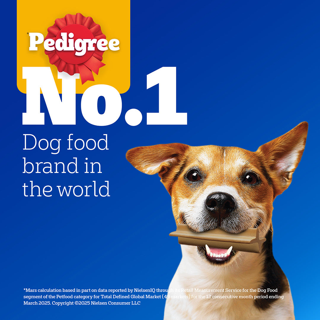 Pedigree Dentastix Large Breed (25 kg+) Oral Care Dog Treat, 270g Weekly Pack (7 Chew Sticks)