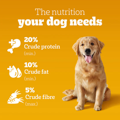 Pedigree Adult Dry Dog Food Food, Meat & Rice, 2.8kg Pack