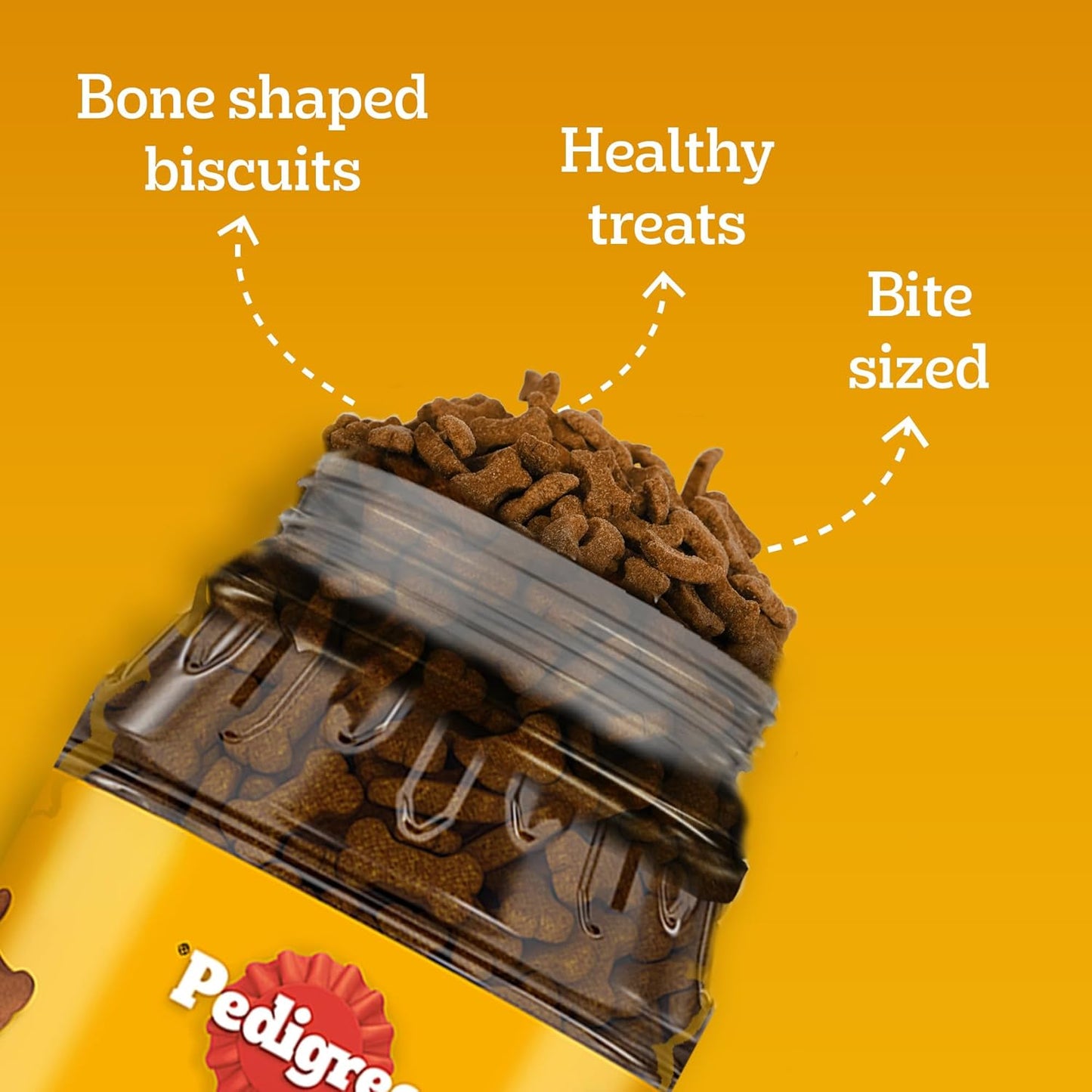 Pedigree Biscrok (Above 4 Months) Dog Biscuits, Chicken Flavour, 900 g, No. 1 Dog Trainer’s Preferred Brand In India
