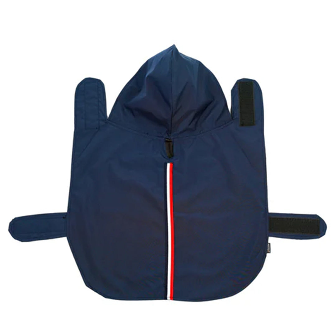 Petsnugs 100% Waterproof Adjustable Navy Blue Raincoat for Dogs