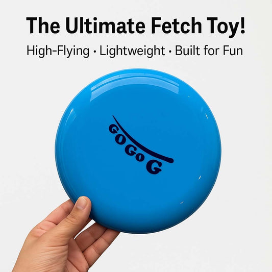 Talking Dog Club  Pop Light weight Frisbee - Blue