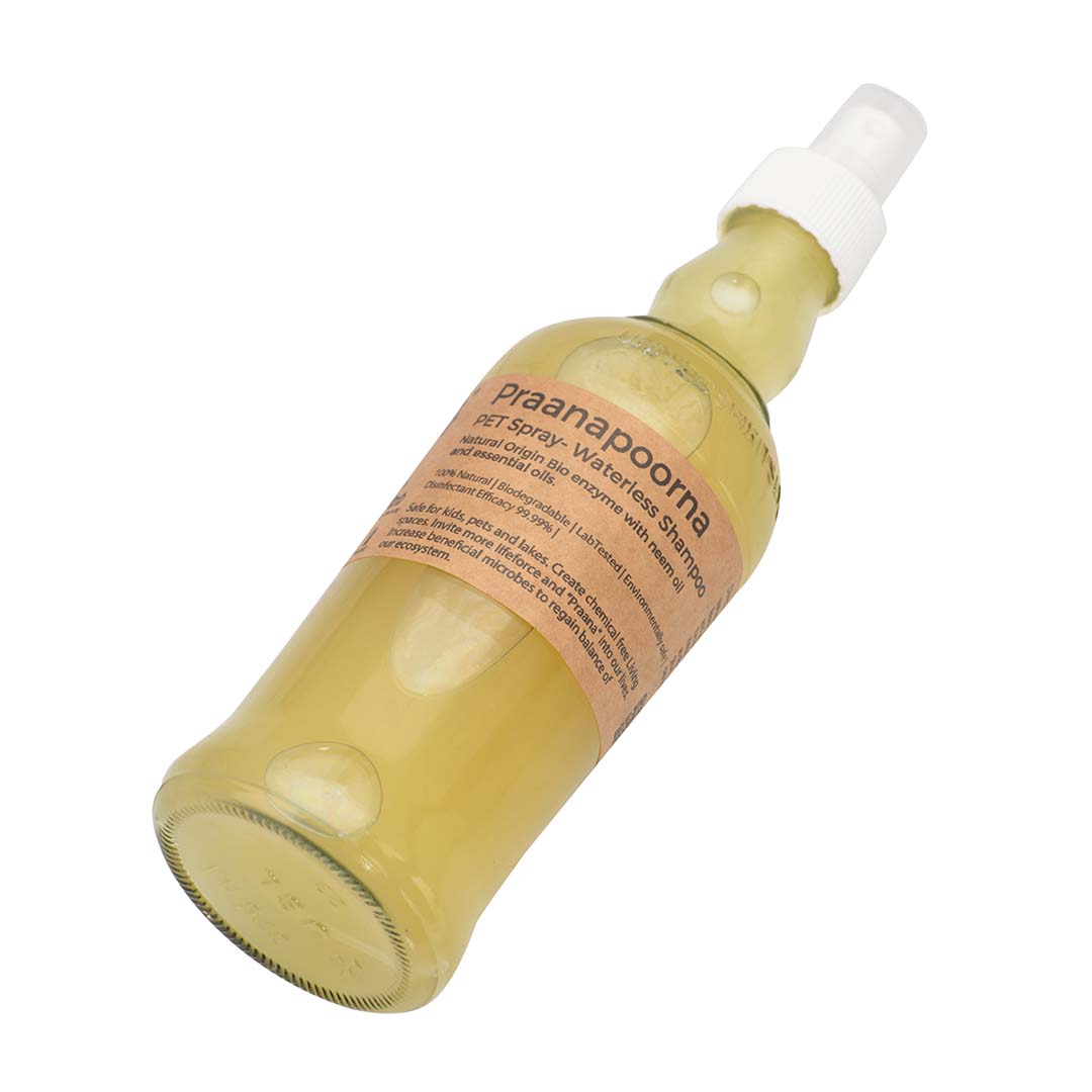 Praanapoorna 100% Natural Pet Spray Waterless Shampoo - 100ml