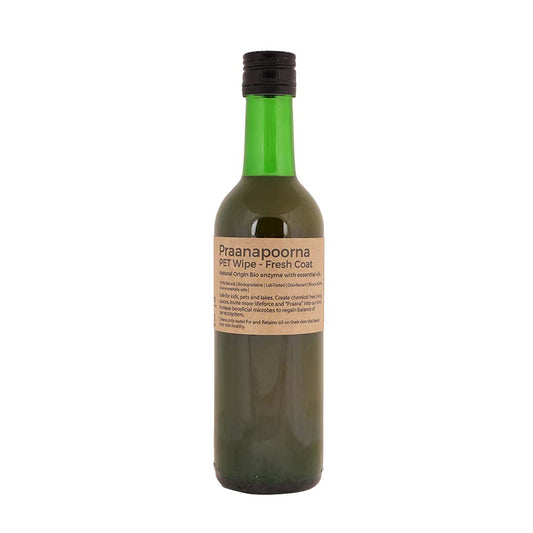 Praanapoorna 100% Natural Pet Wipe Freshcoat - 350ml