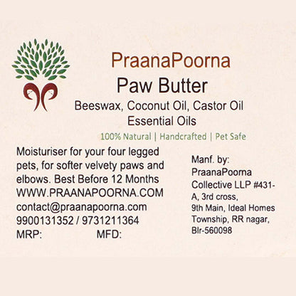 Praanapoorna 100% Natural Paw Butter - 40g