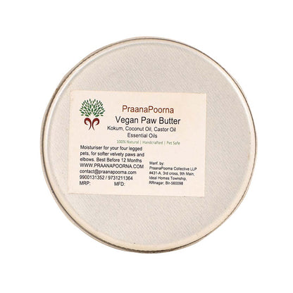 Praanapoorna 100% Natural Paw Butter Vegan - 40g