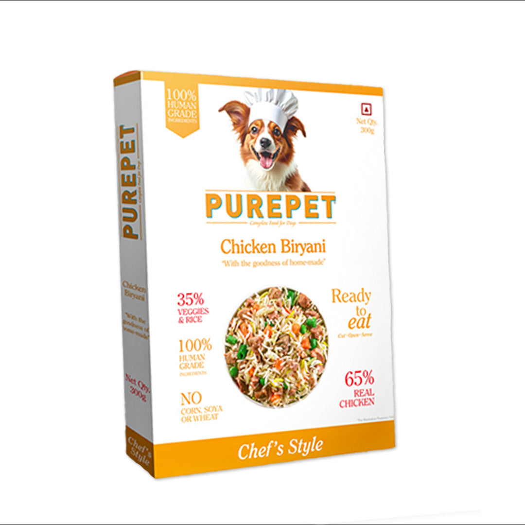 PurePet Chicken Biryani Fresh Dog Food, 300gm