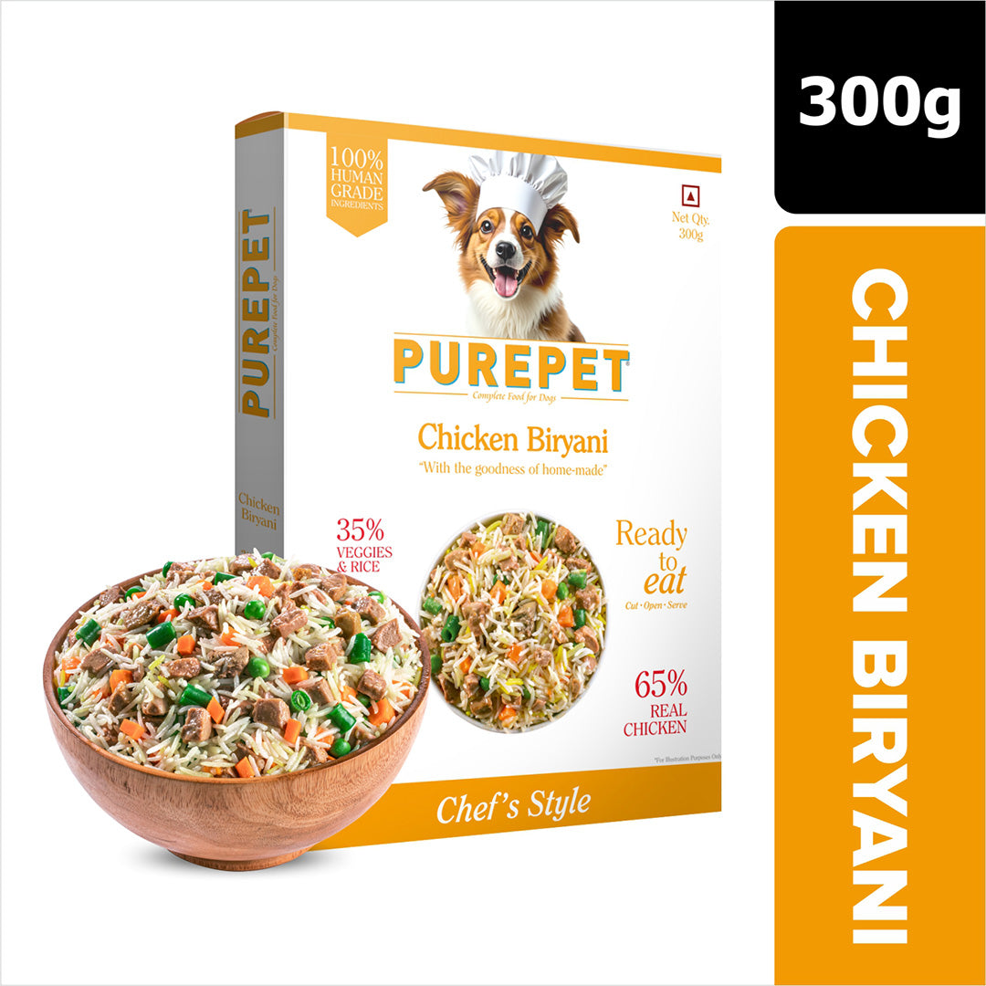 PurePet Chicken Biryani Fresh Dog Food, 300gm