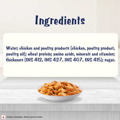 Purina Felix with Chicken in Jelly | Wet Food for Adults | Complete and Balanced Cat Food, Pack of 12 Pouches (12 x 85 g)