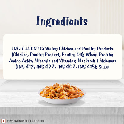 Purina Felix with Mackerel in Jelly | Wet Food for Adults | Complete and Balanced Cat Food, Pack of 12 Pouches (12 x 85 g)