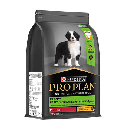 Purina PRO Plan Puppy Food for Medium Sized Dogs, 3Kg Pack