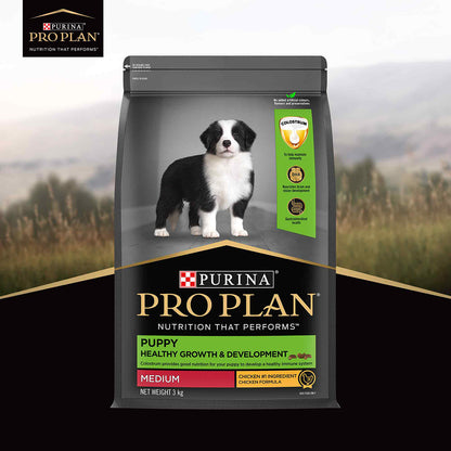 Purina PRO Plan Puppy Food for Medium Sized Dogs, 3Kg Pack