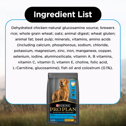 Purina Pro Plan Adult Dog Kibble Food for Large Breed Dogs, 3Kg Pack