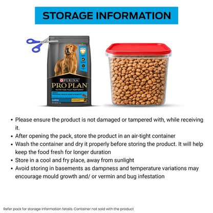Purina Pro Plan Adult Dog Kibble Food for Large Breed Dogs, 3Kg Pack