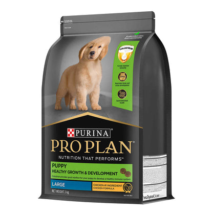 Purina Pro Plan Puppy Kibble Food for Large Sized Dogs, 3Kg Pack