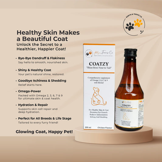 Robyn & Travis Co Coatzy Syrup | For Dogs & Cats