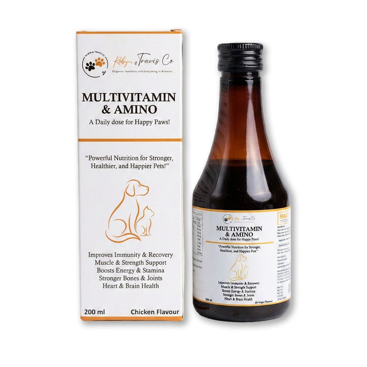 Robyn & Travis Co Multivitamin & Aminos Syrup | For Dogs & Cats