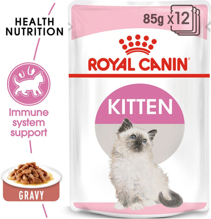 Royal Canin Kitten Food, 1.02 Kg, Wet Food, Supports Immune System & Brain Development, Promotes Healthy Growth