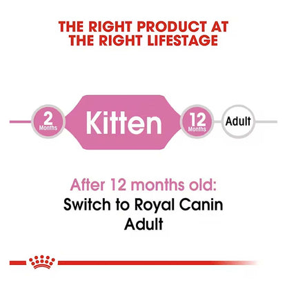 Royal Canin Kitten Food, 2 Kg, Dry Food, Supports Immune System & Brain Development, Promotes Healthy Growth