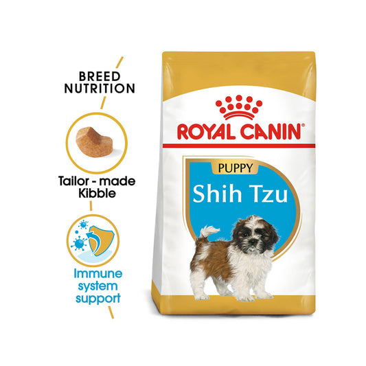 Royal Canin Shih Tzu Puppy Food, 1.5 Kg, Dry Food, Supports Immune System & Digestive Health, Promotes Healthy Growth