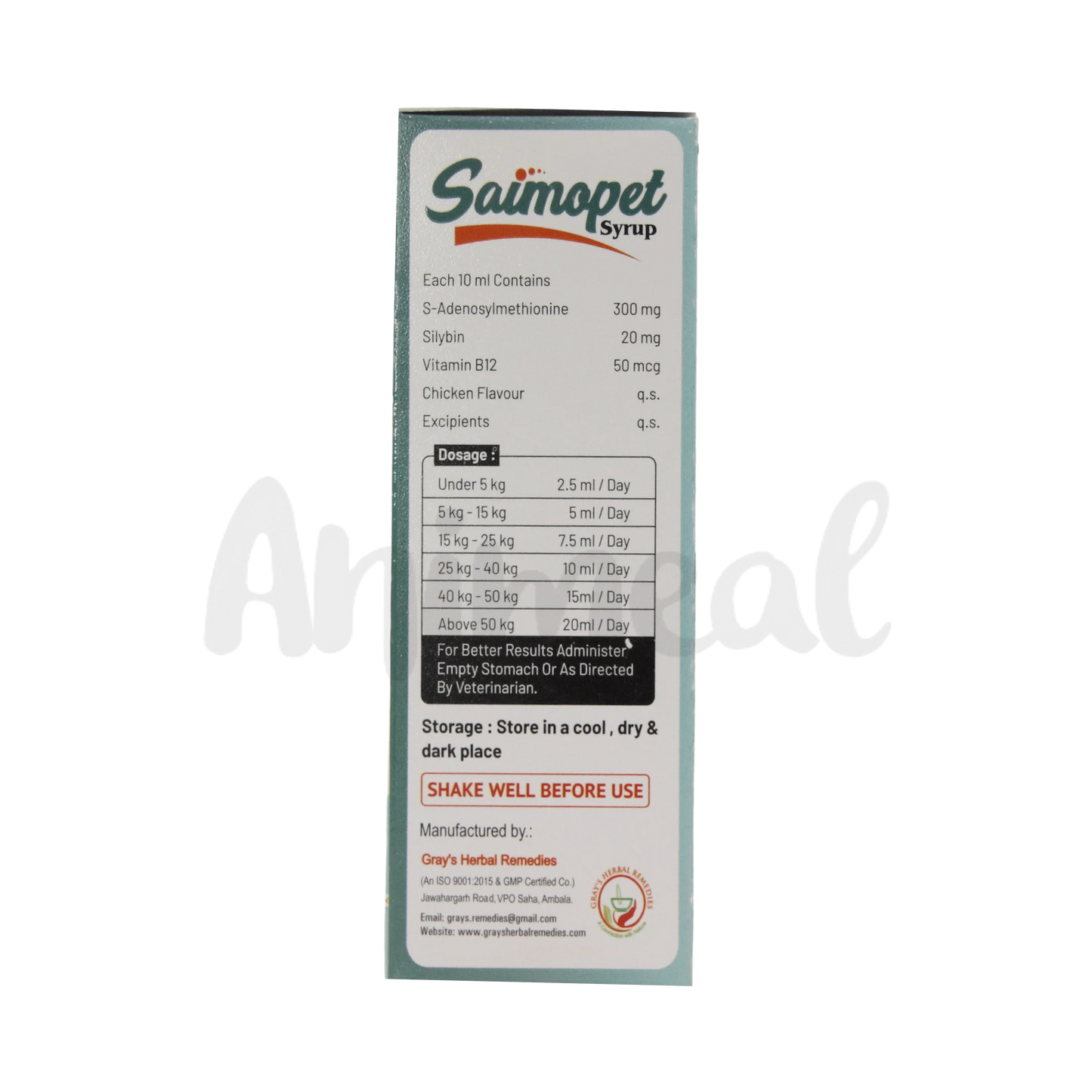 SAIMOPET SYRUP - Animeal
