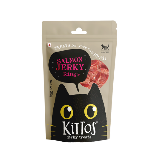 Kittos Salmon Rings Cat Treat, 35 gm