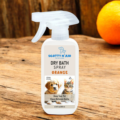 Scotty n' Jijo Dry Bath - Orange
