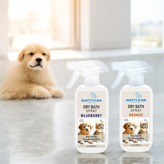 Scotty n' Jijo Dry Bath - Blueberry