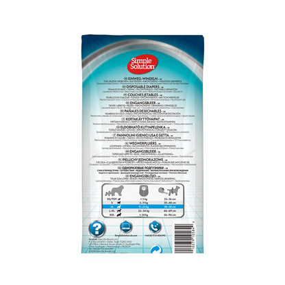 Simple Solution Disposable Diapers Medium: 38-58cm, 12pcs