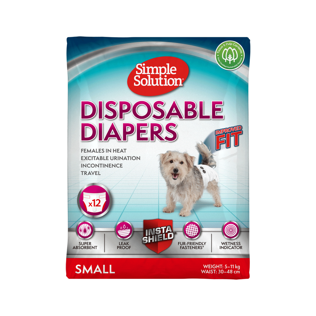 Simple Solution Disposable Diapers Small: 30-48cm, 12pcs