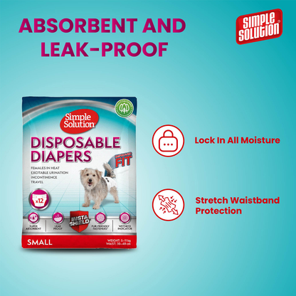 Simple Solution Disposable Diapers Small: 30-48cm, 12pcs