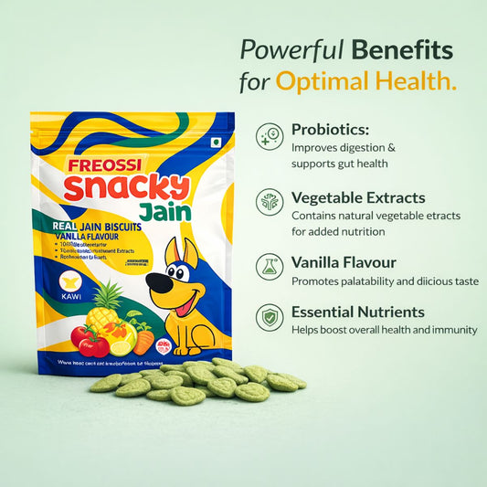 Snacky Jain | Real Jain Biscuits Vanilla Flavour