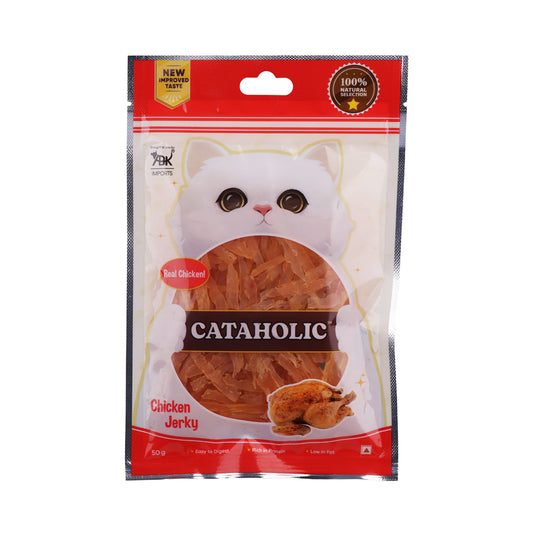 Cataholic Soft Chicken Jerky Sliced