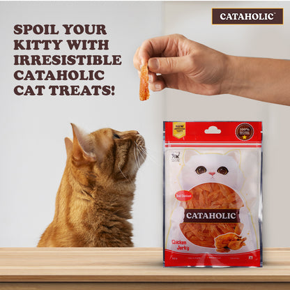 Cataholic Soft Chicken Jerky Sliced
