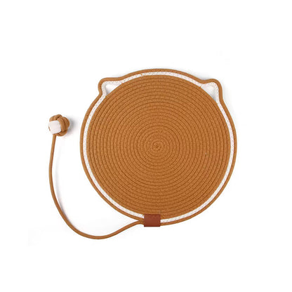 Talking Dog Club - Cat Rope Mat - Brown