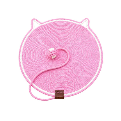 Talking Dog Club - Cat Rope Mat - Pink