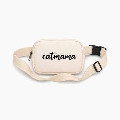 Talking Dog Club  Talking Dog Club - Catmama Crossbody Treat & Walk Bag - Cream