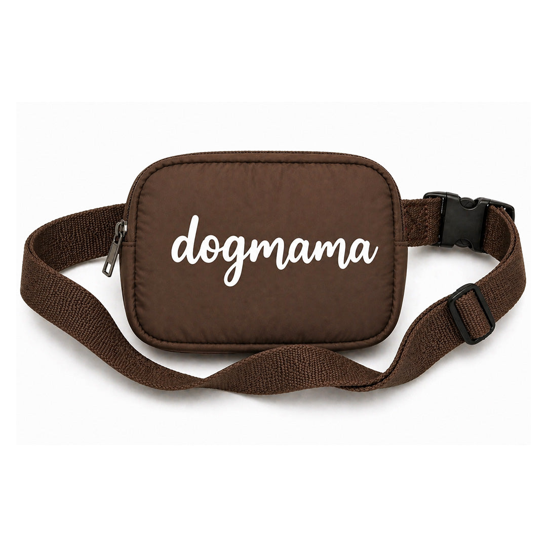 Talking Dog Club  Talking Dog Club - Dogmama Crossbody Treat & Walk Bag - Brown