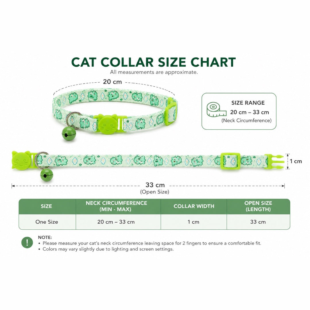 Talking Dog Club  Talking Dog Club - Everyday Cat Collars - With Attached Bell - Dino